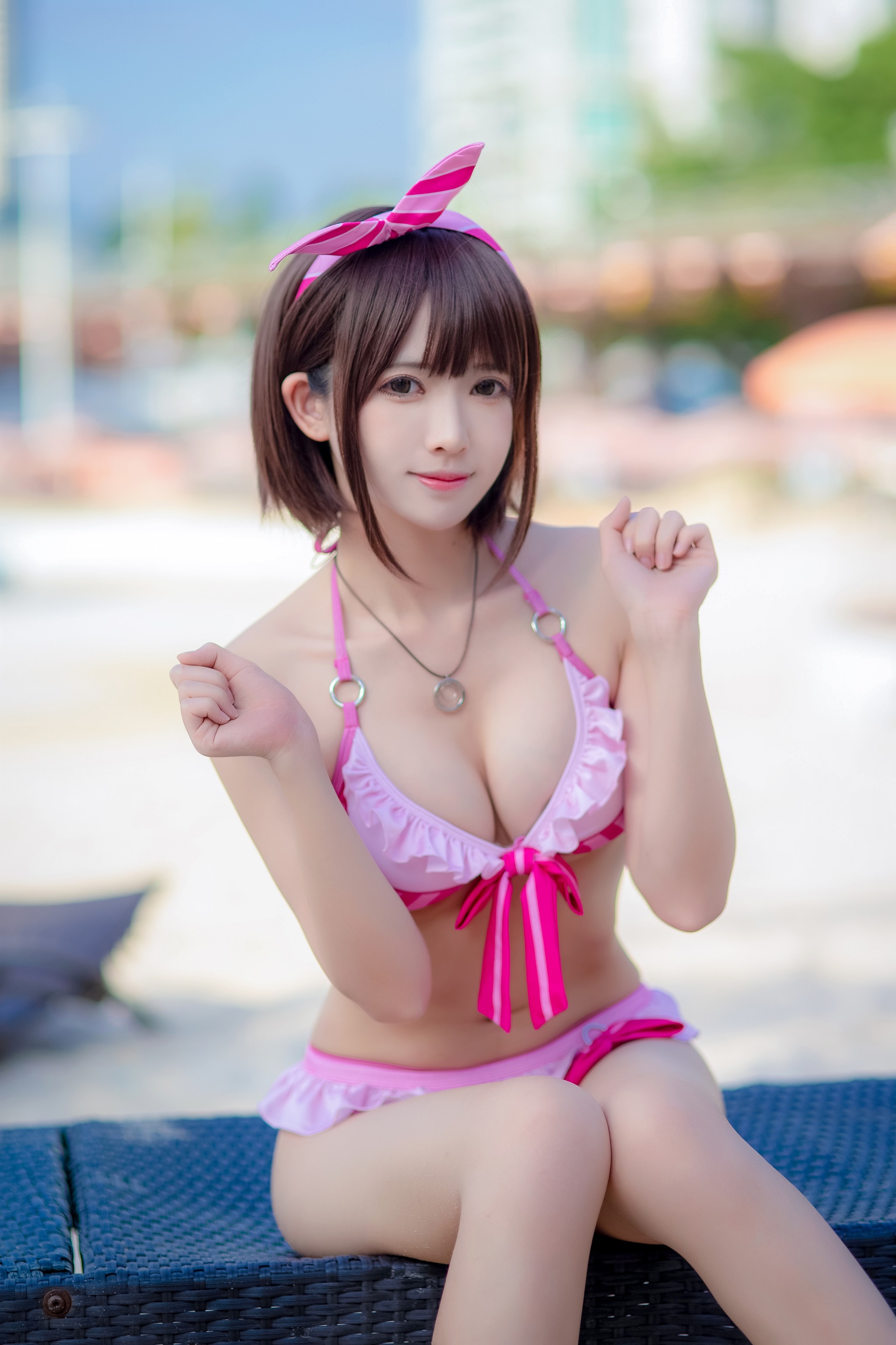 面饼仙儿 - NO.140 加藤惠泳装[20P]-XikXak